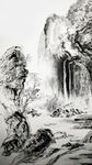 水墨山水图