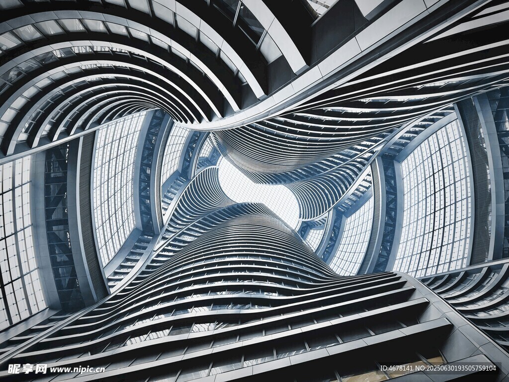 现代建筑独特空间视角