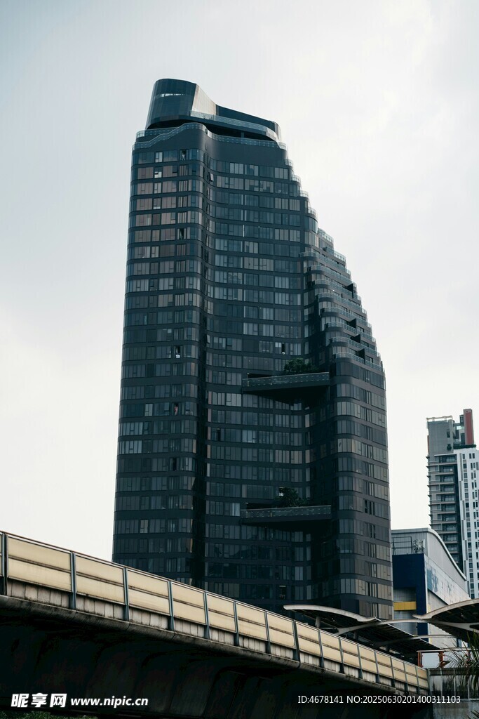 现代都市摩天大楼景观