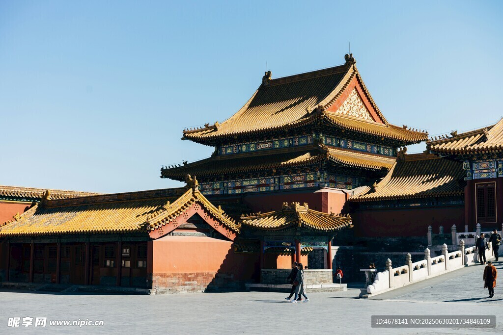 故宫古建筑群尽显皇家气派