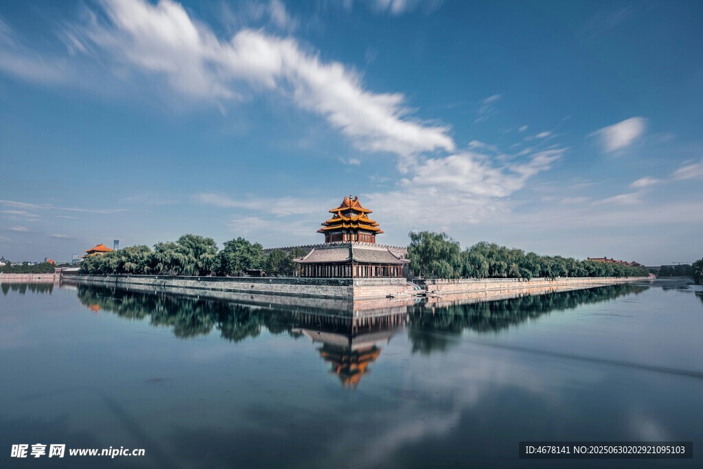 故宫角楼倒影美景