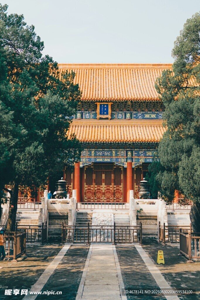 中式古建筑庭院景观