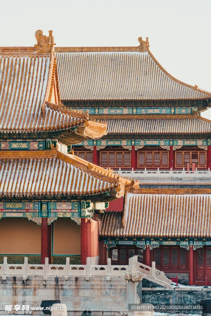 故宫古建筑群一角