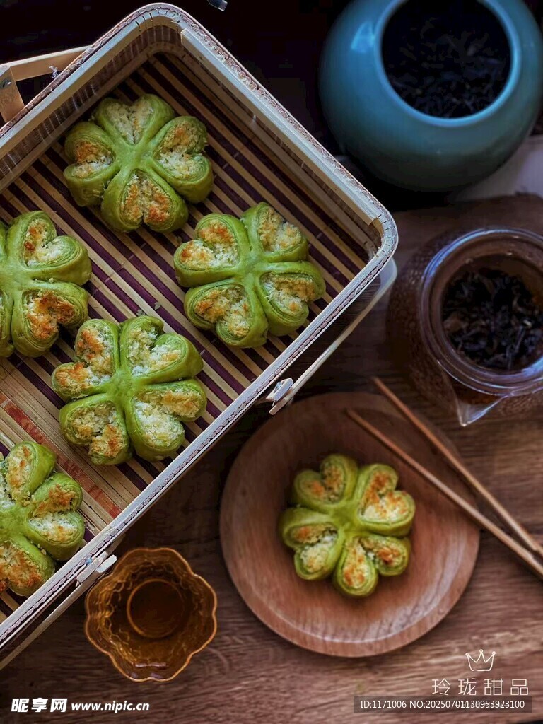 中式点心摆拍 精致诱人
