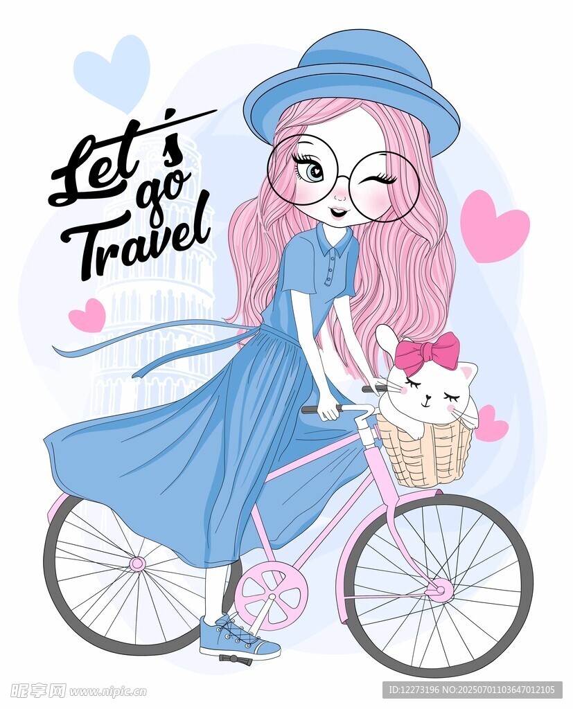 骑行少女的梦幻旅行