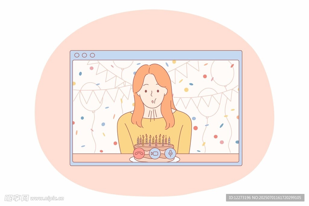 窗边女子手持水果看向窗外