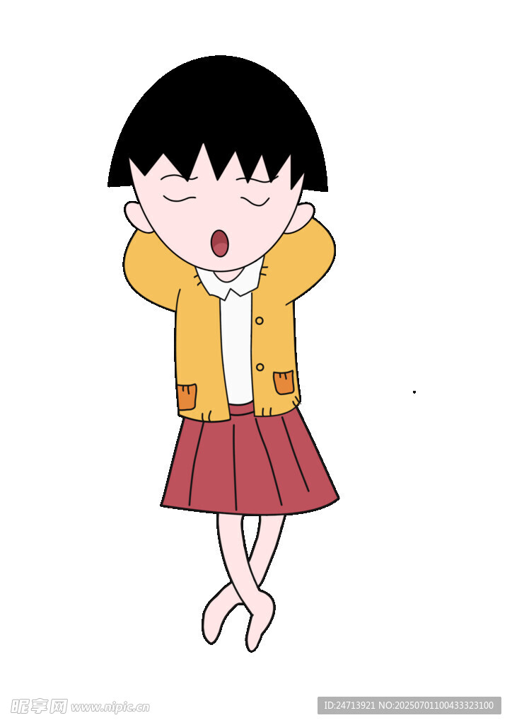 卡通人物小女孩