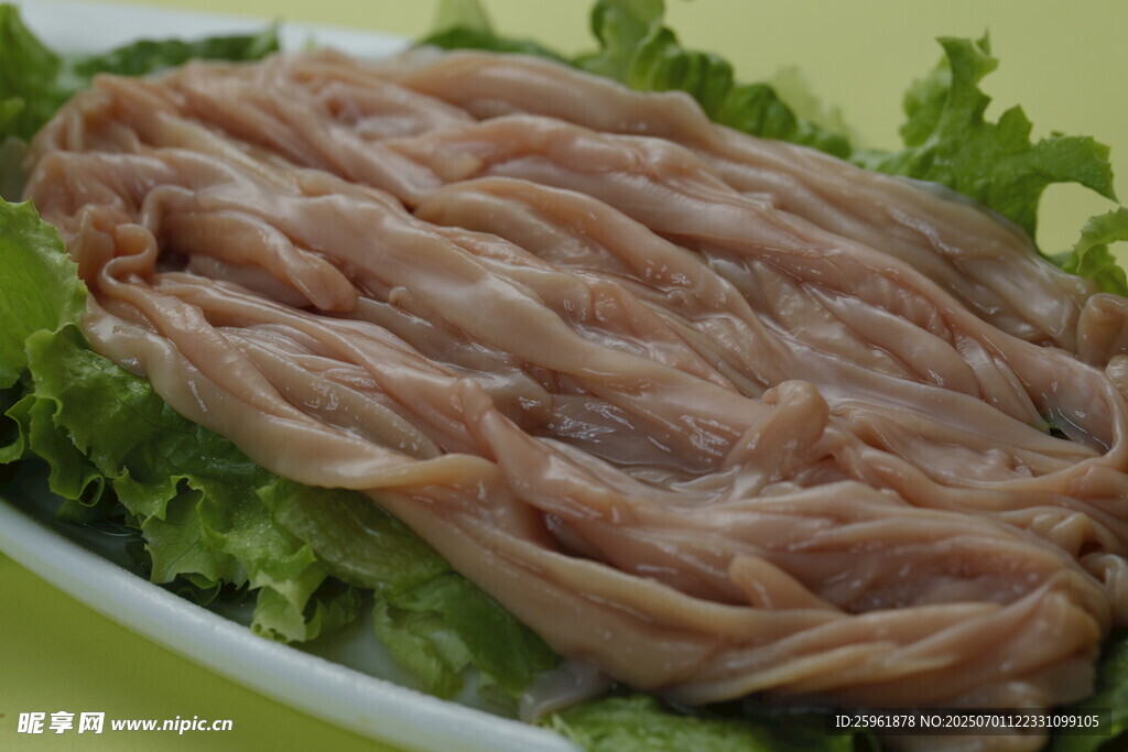 火锅食材鸭肠