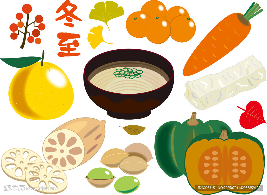 冬至美食与养生食材