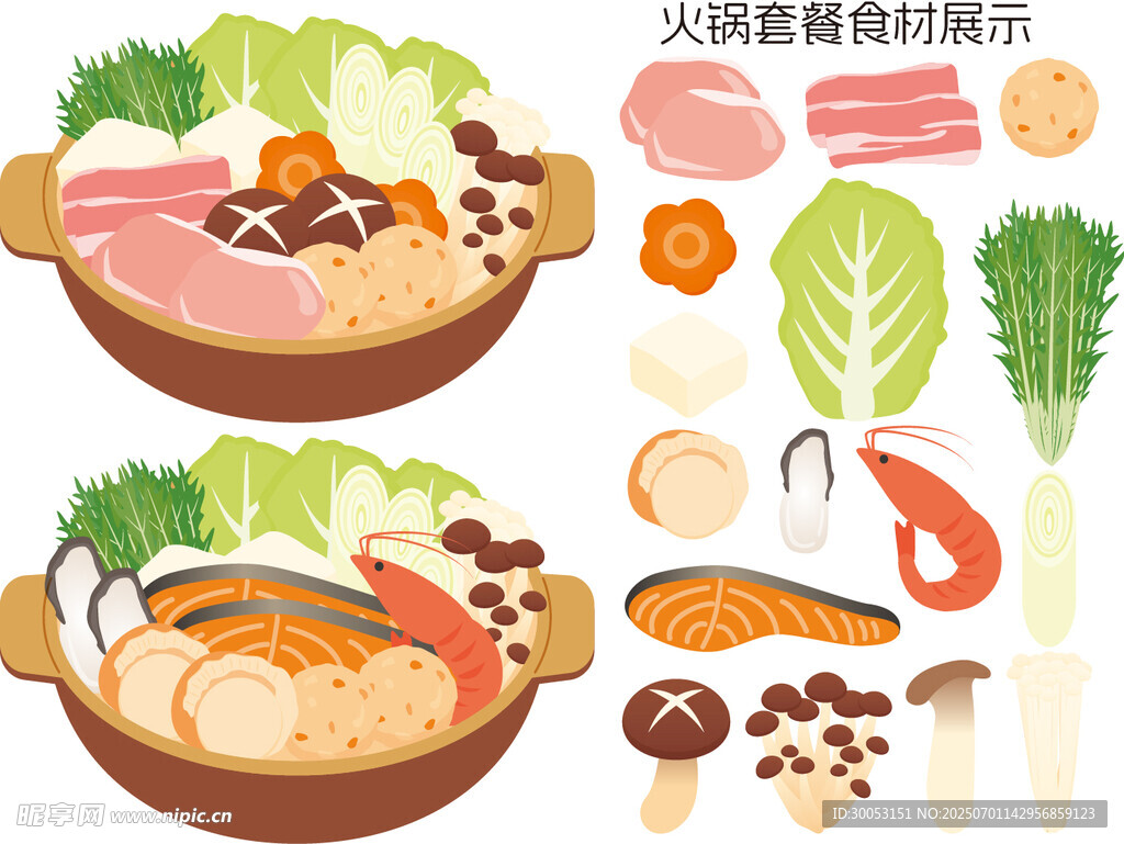 美味火锅食材大集合