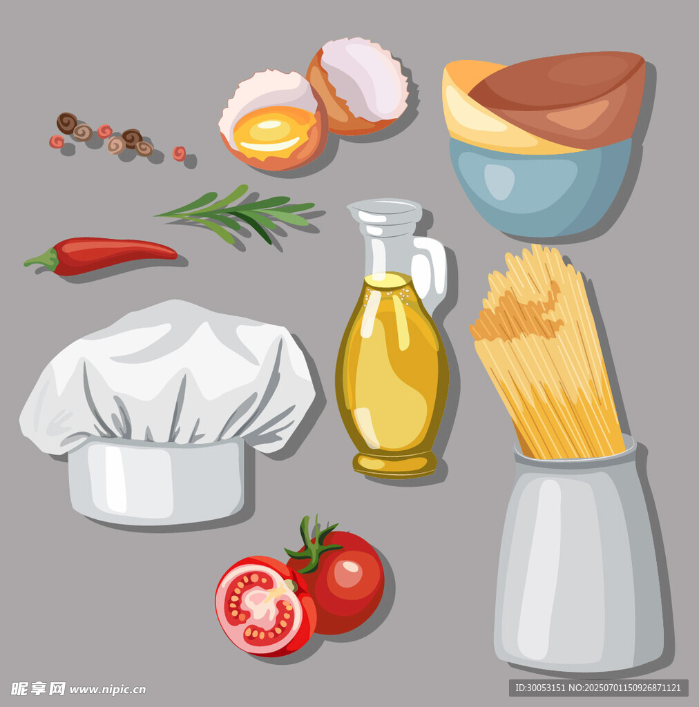 厨房烹饪素材集合