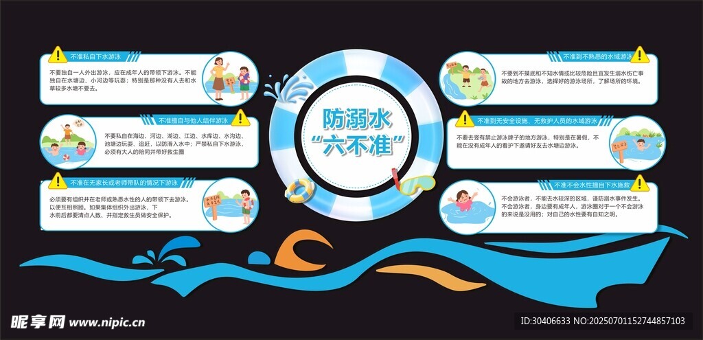 防溺水六不准
