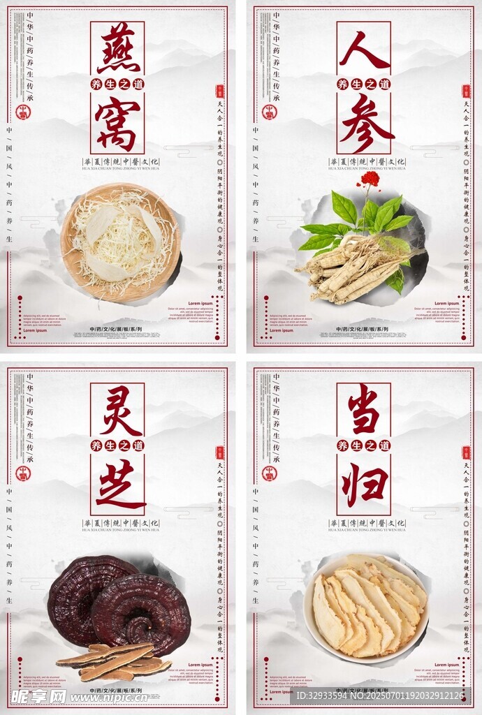中国中药文化展板