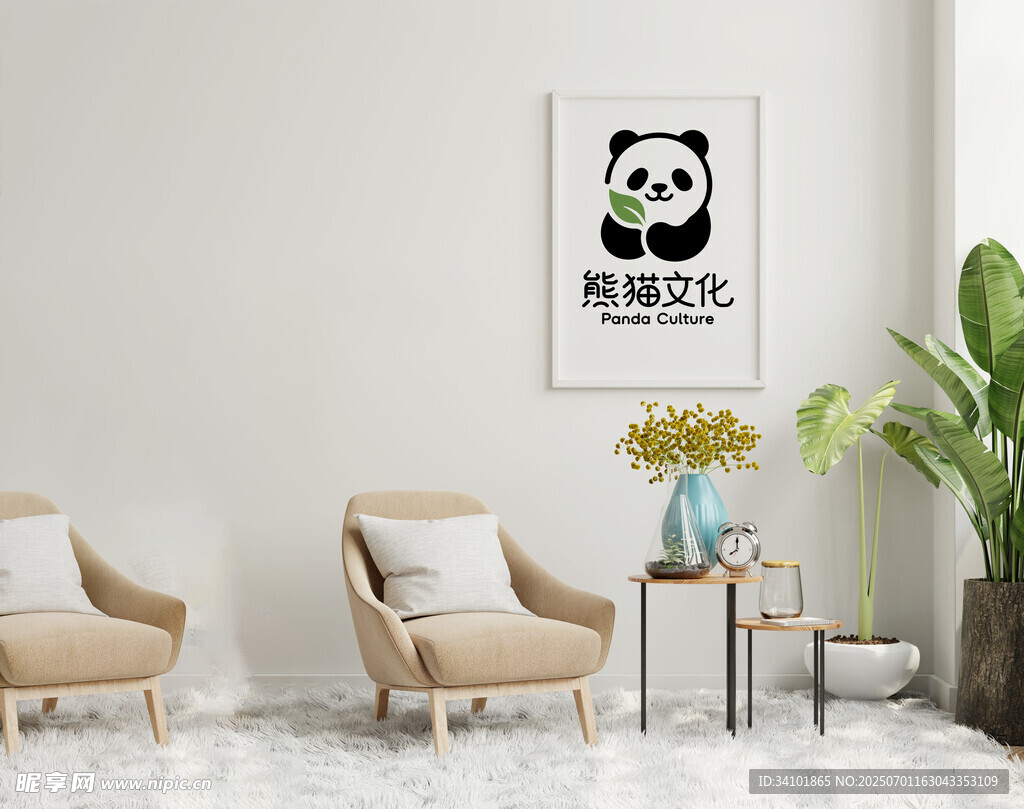 挂画样机