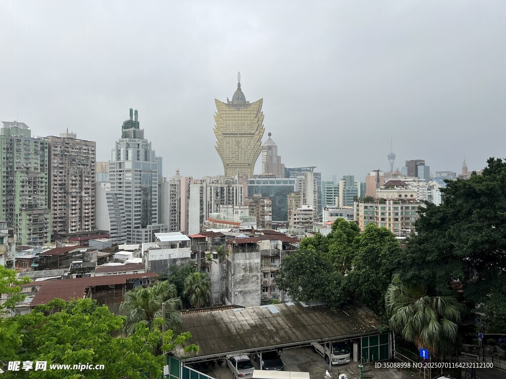 澳门城市景观俯瞰