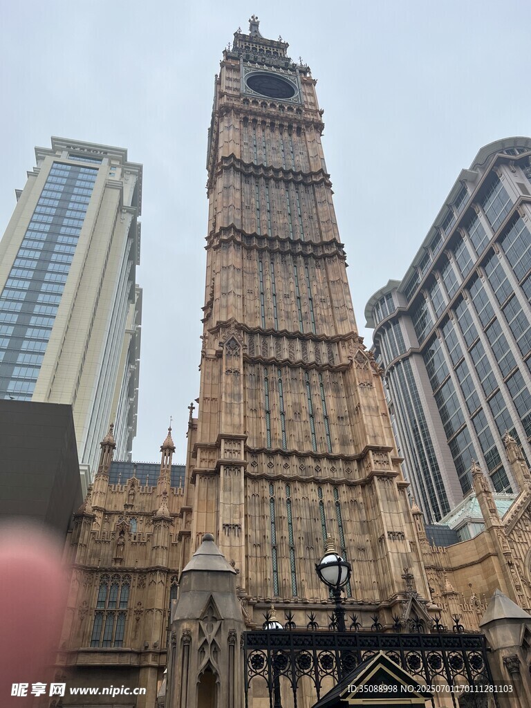 伦敦大本钟建筑景观