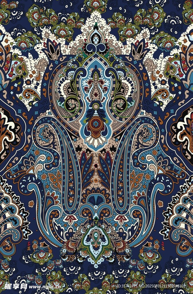 精美复古花纹腰果
