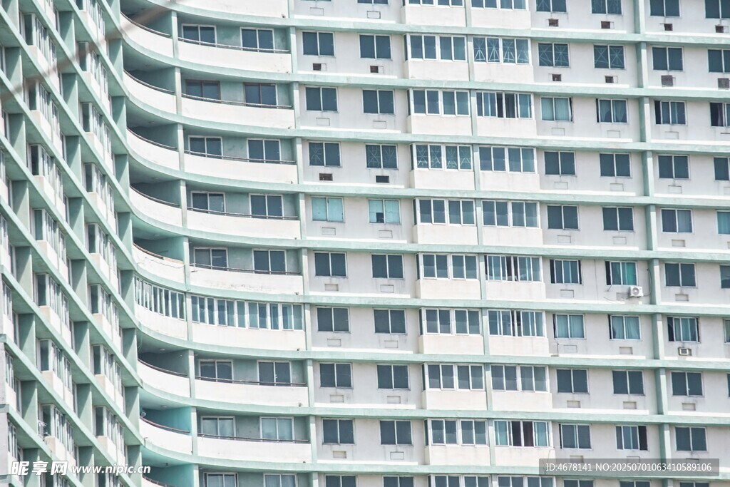 现代高层公寓建筑外观