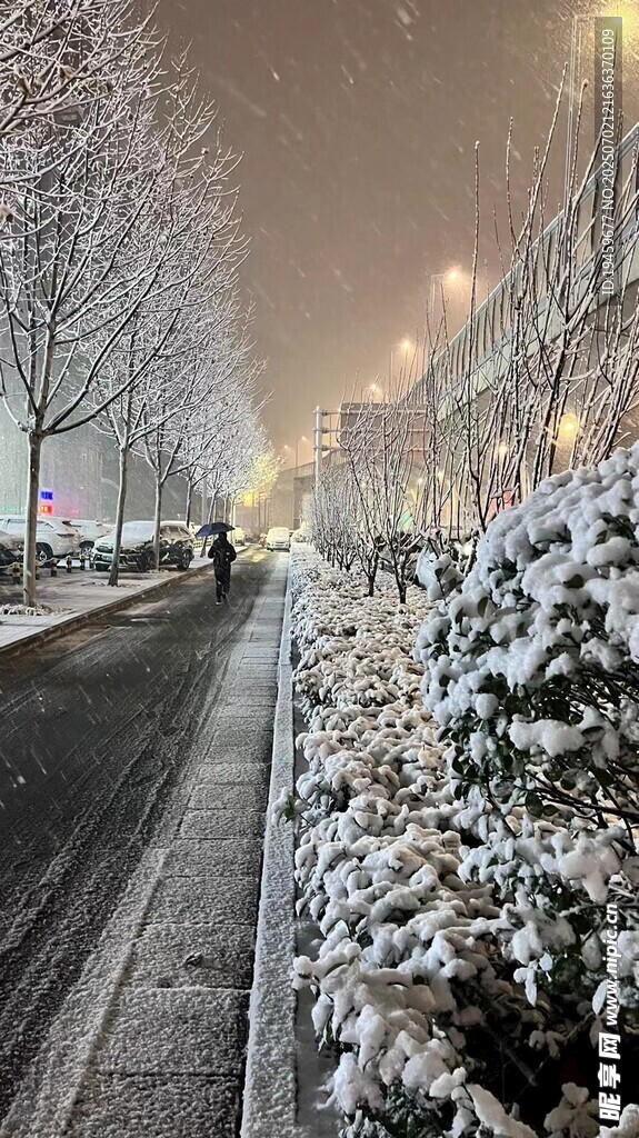 雪夜街道