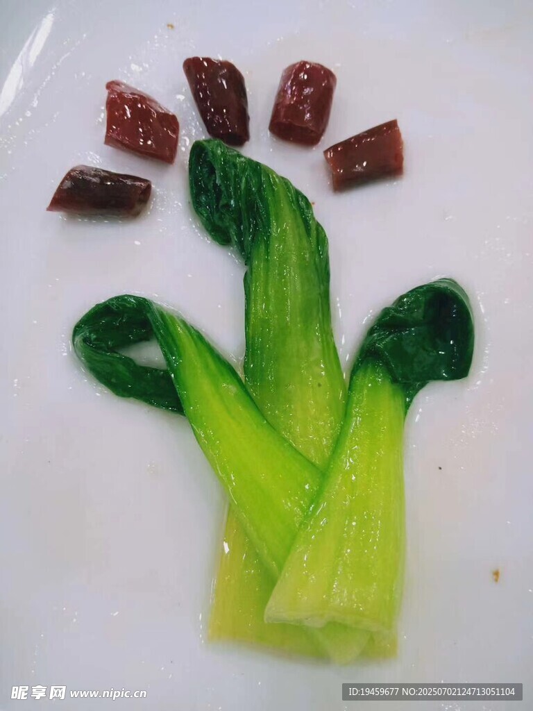 蔬菜创意摆盘造型