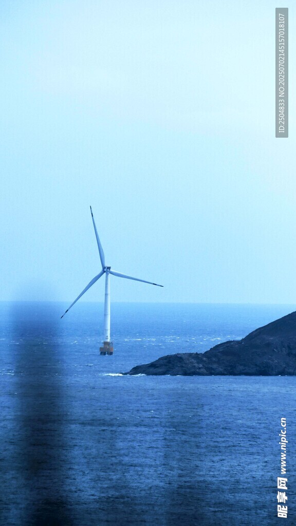 海上风车景观