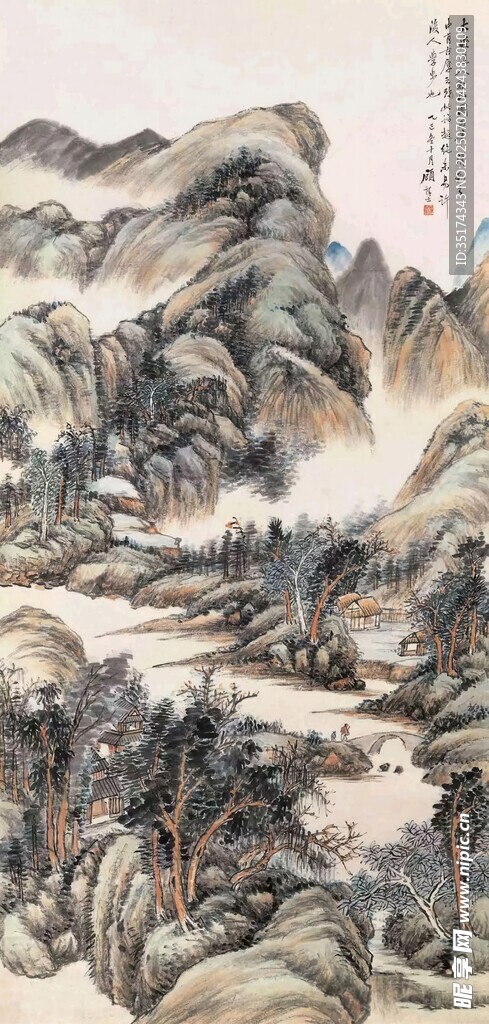 山水国画
