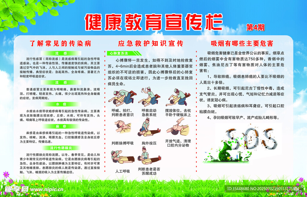 健康教育宣传栏