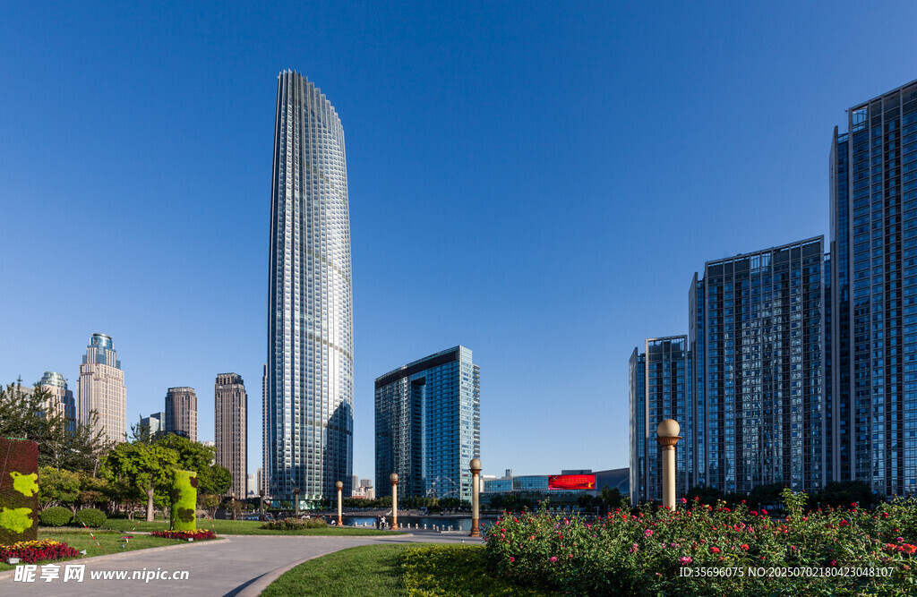 现代都市高楼景观