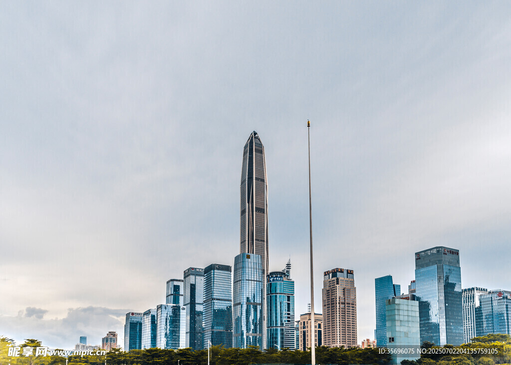 深圳平安大厦背景