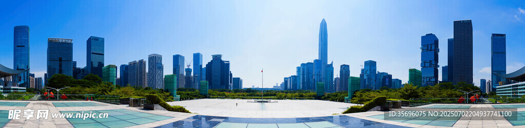 深圳市民中心广场全景