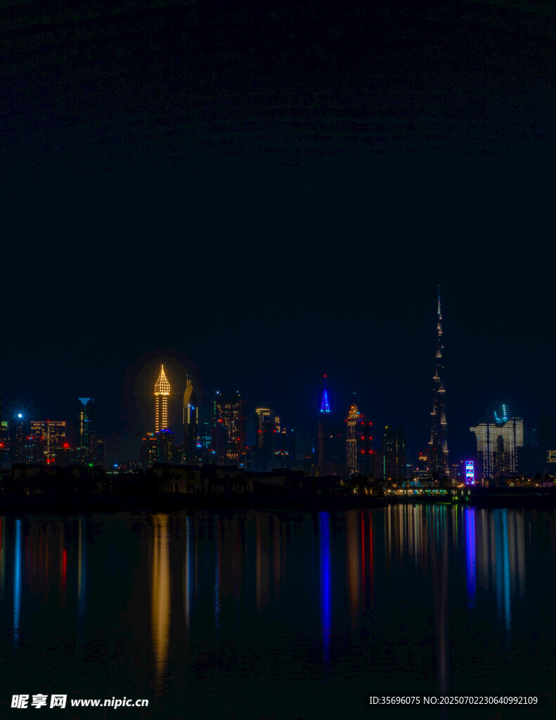 上海璀璨夜景城市风光