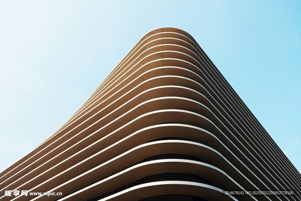 现代螺旋造型建筑外观