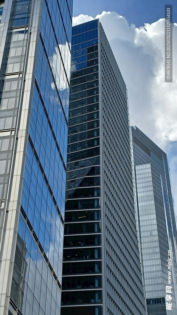 现代都市摩天大楼景观