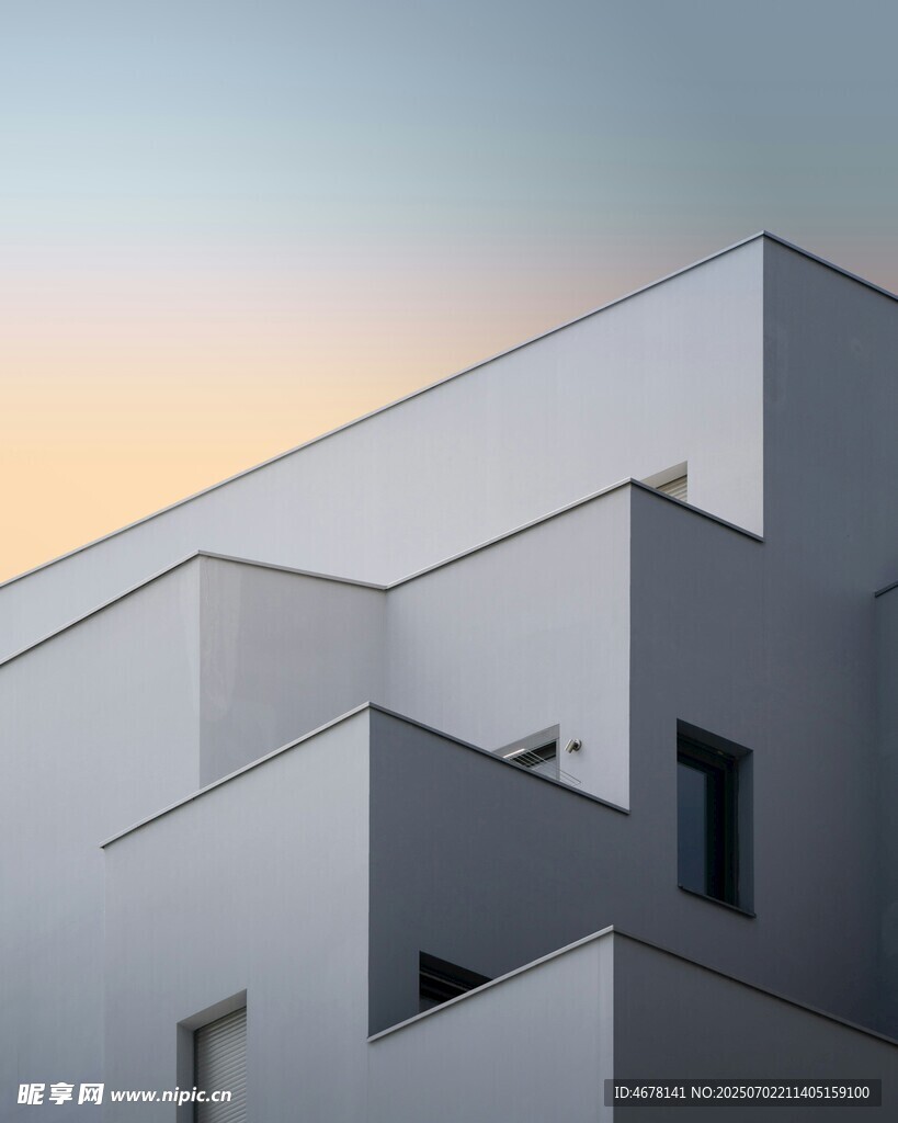 现代简约风格建筑一角