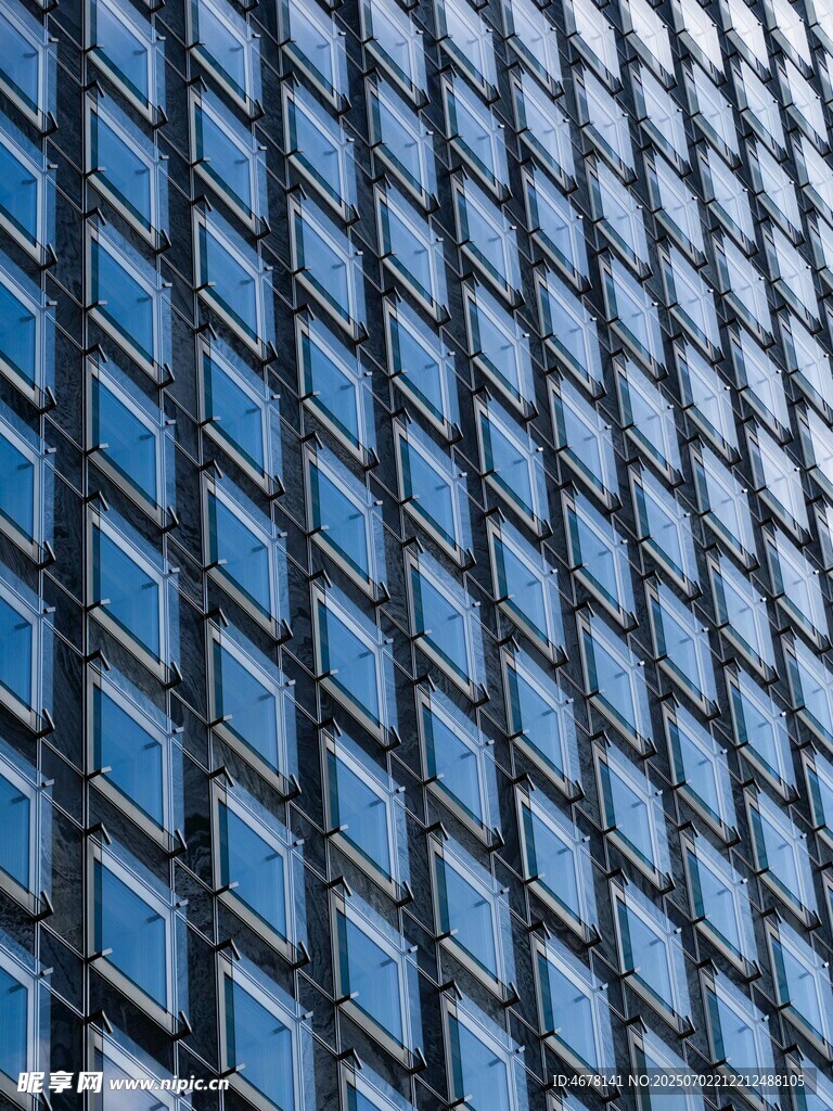 现代建筑玻璃幕墙外观