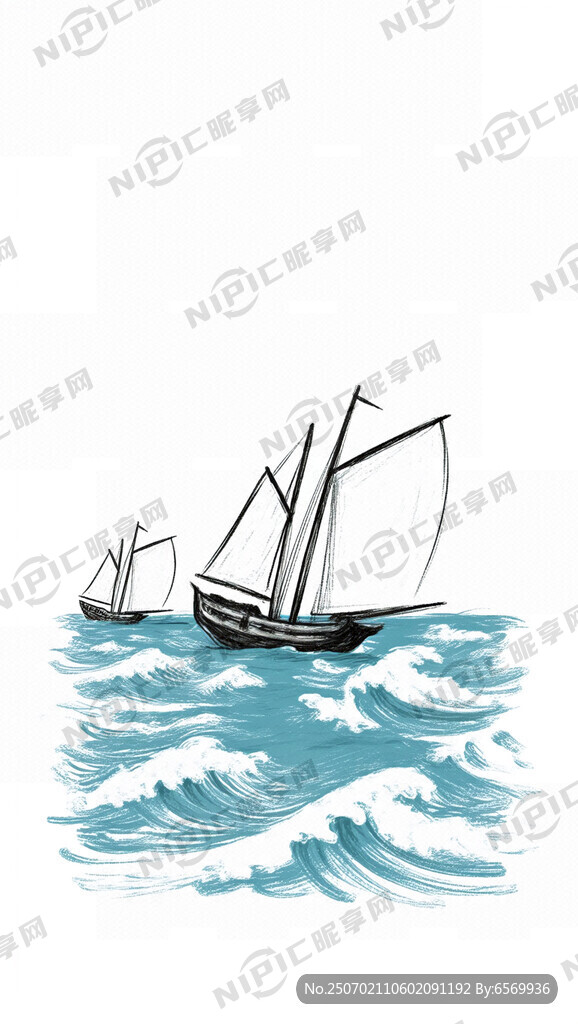 海丝之路简笔画
