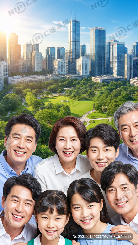 全国人民幸福画面