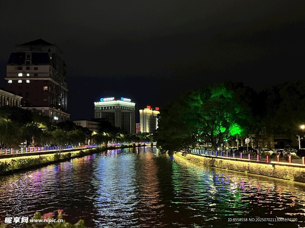 姚江夜景