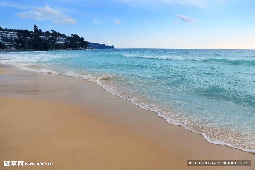 美丽海滨沙滩风景