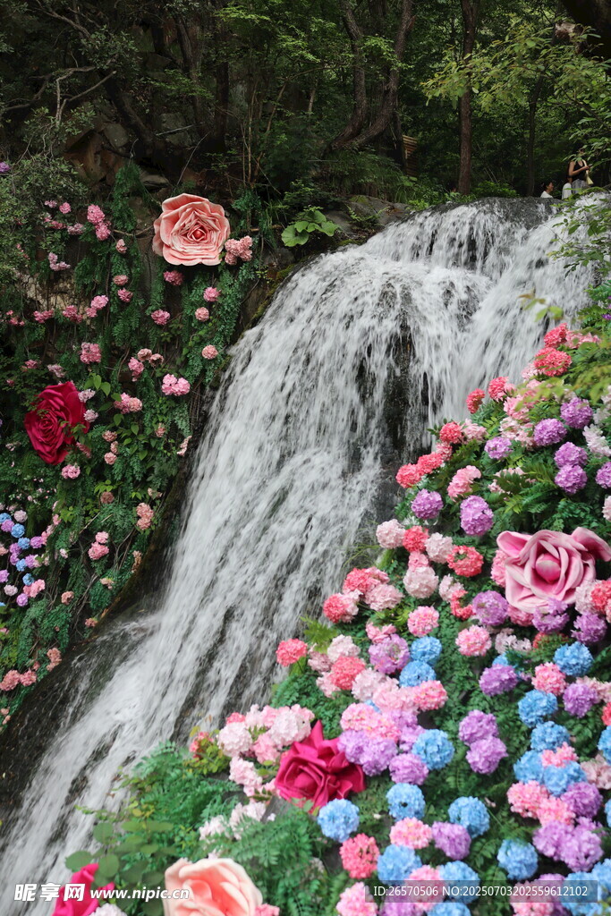 花瀑美景