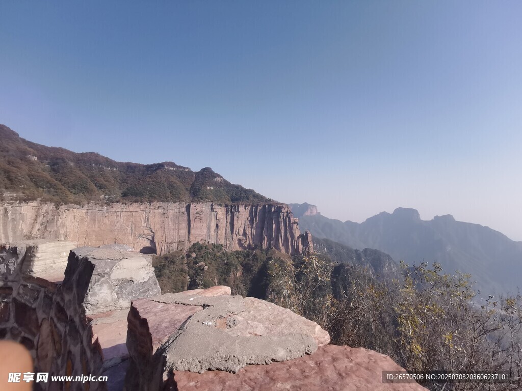 壮丽山景俯瞰