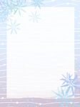 雪花边框背景图
