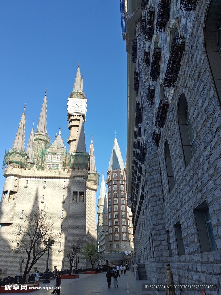 奇幻城堡建筑河北美院景观