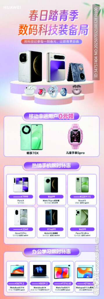 多样数码产品展示