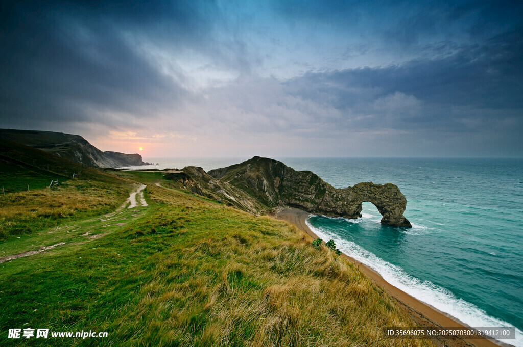 英国杜德尔门海岸美景