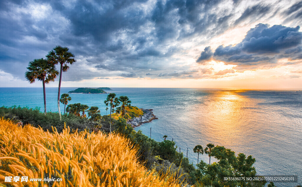 海边黄昏美景