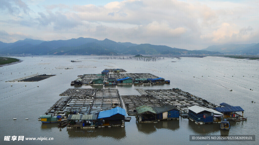 霞浦滩涂大海
