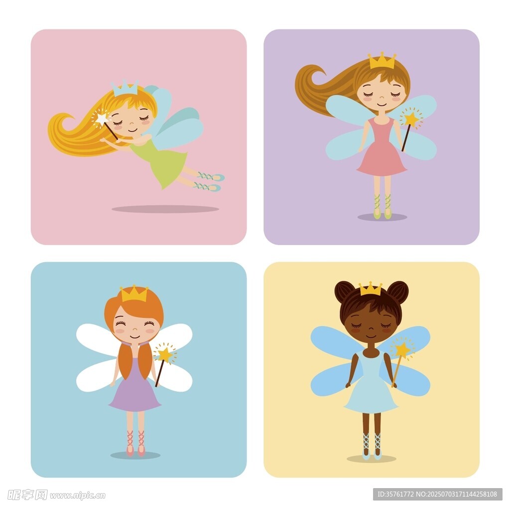 可爱小仙女插画集合
