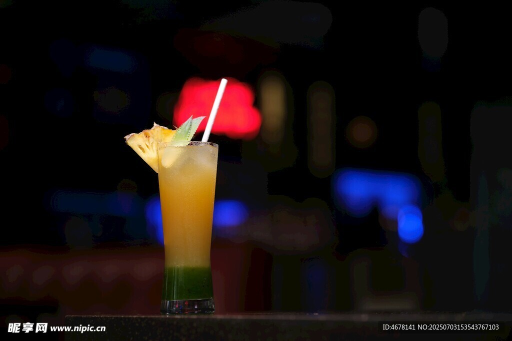 酒吧中的特色鸡尾酒