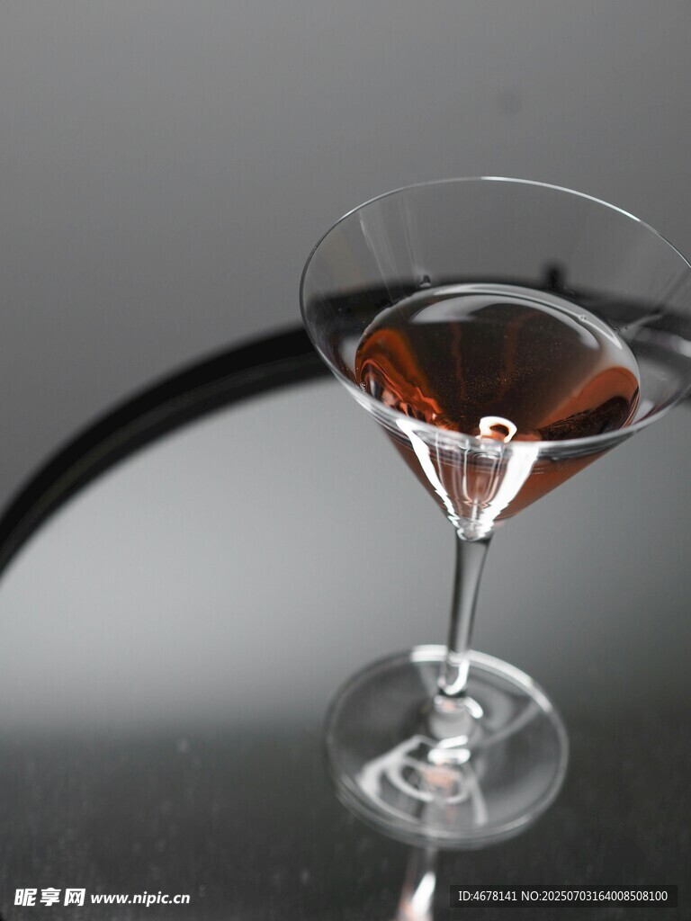 马天尼鸡尾酒特写